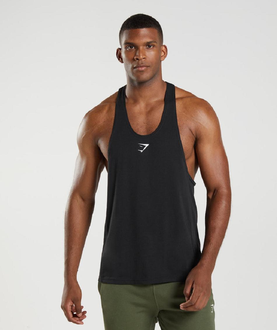 Stringers Gymshark React Hombre Negras | CO 3566JPQ